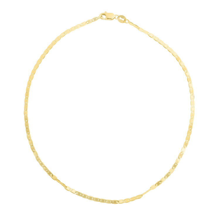 14K Yellow Gold 16 1.7mm Mariner Chain