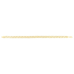 14K Yellow Gold 7.25 8.25mm Lite Charm Bracelet