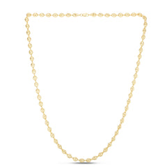14K Yellow Gold 20 Puffed Mariner Chain