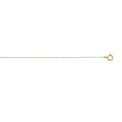 10K Yellow Gold .45mm Classic Box 16 Chain with Spring Ring
