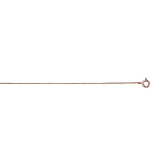 10K Rose Gold .45mm Classic Box 16 Chain with Spring Ring