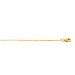 10K Yellow Gold 0.78mm Classic Box 16 Chain with Lobster Lock