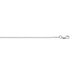 Sterling Silver 1.3mm Classic Box 20 Chain with Lobster Clasp