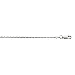 Sterling Silver 1.5mm Classic Box 22 Chain with Lobster Clasp