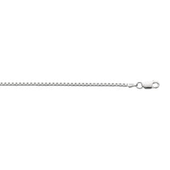 Sterling Silver 1.8mm Classic Box 18 Chain with Lobster Clasp