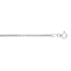 Sterling Silver 1.1mm Round Box 20 Chain with Lobster Clasp