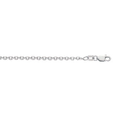 Sterling Silver 2.75mm Diamond Cut Cable 30 Chain with Lobster Clasp