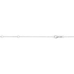 Silver 1.2mm Extendable Cable 18 Chain with Spring Ring Clasp
