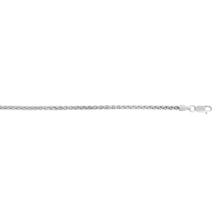Sterling Silver 2.6mm Wheat 20 Chain with Lobster Clasp