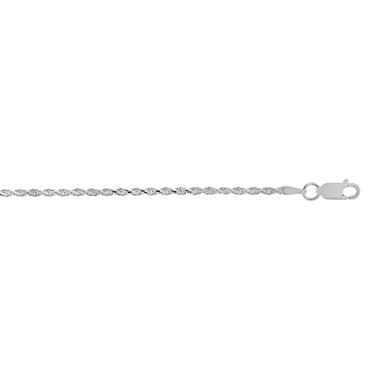 Sterling Silver 1.8mm Rope 24 Chain with Lobster Clasp