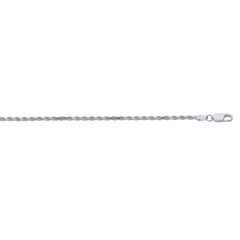 Sterling Silver 2.2mm Rope 20 Chain with Lobster Clasp