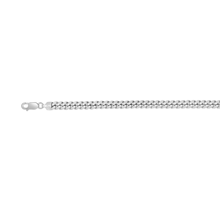 Silver 6.3mm Miami Cuban 8.5 Chain Bracelet with Box Lock