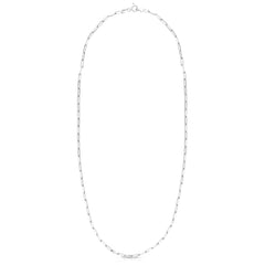 Sterling Silver 2.5mm Paperclip 16 Chain with Lobster Clasp