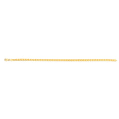 14K Yellow Gold 24 2.2mm Diamond Cut  Round Franco Chain with Lobster Clasp