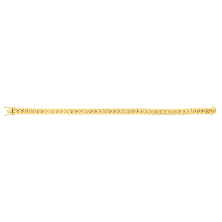10K Yellow Gold 3.2mm 24 Miami Cuban Chain with Box Clasp
