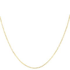 14K Yellow Gold 1.3mm French Cable 24 Chain with Lobster Clasp