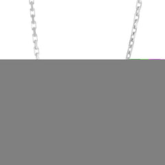 Sterling Silver 2.8mm 24 French Cable Chain with Lobster Clasp. Item is rhodium plated.
