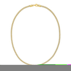Silver with Gold Plating 20 Fancy Ice Chain with Pear Shaped Lobster Clasp