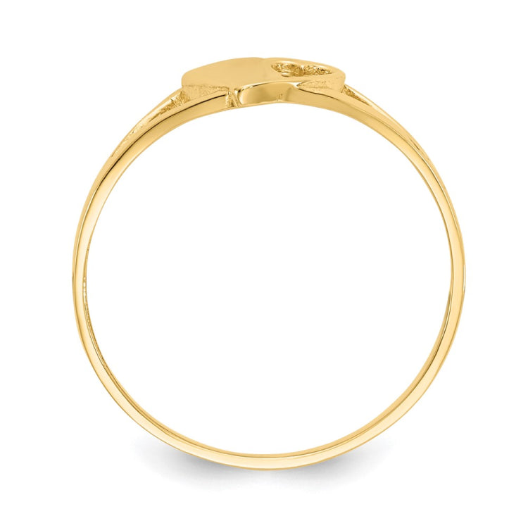 14k Madi K Heart Size 2 Baby / Childrens Ring