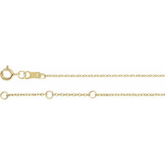 14K Yellow Gold Natural Ruby Bezel-Set Solitaire 6 1/2-7 1/2" Bracelet