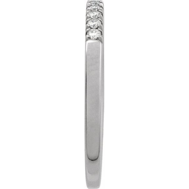 Sterling Silver 1/6 CTW Lab-Grown Diamond Stackable Ring