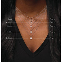 14K Yellow Gold 1/3 CT Lab-Grown Diamond 18" Necklace