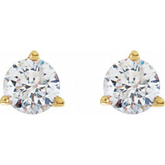 14K Yellow Gold 1/3 CTW Natural Diamond Stud Earrings