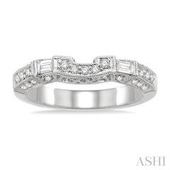 3/8 Ctw Diamond Matching Wedding Band in 14K White Gold