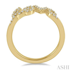 1/5 Ctw Love Round Cut Diamond Fashion Ring in 14K Yellow Gold