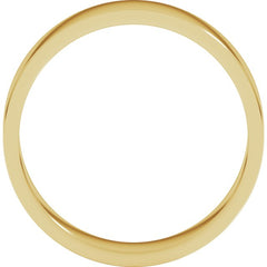 10K Yellow Gold 5 mm Flat Band Size 9.5