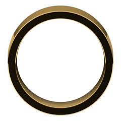 14K Yellow Gold 8 mm Comfort-Fit Flat Band Size 11