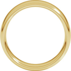 14K Yellow Gold 6 mm Comfort-Fit European-Style Band Size 10.5