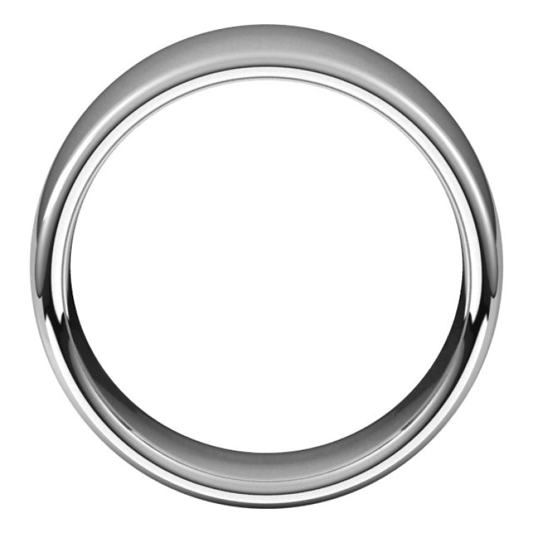 Platinum 9 mm Comfort-Fit European-Style Band Size 12.5