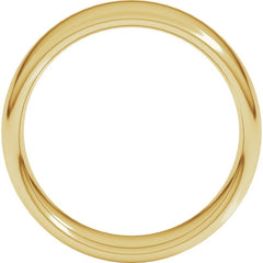 14K Yellow Gold 7 mm Comfort-Fit European-Style Band Size 6