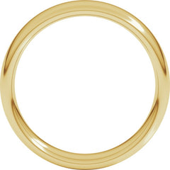 18K Yellow Gold 5 mm Comfort-Fit European-Style Band Size 7.5