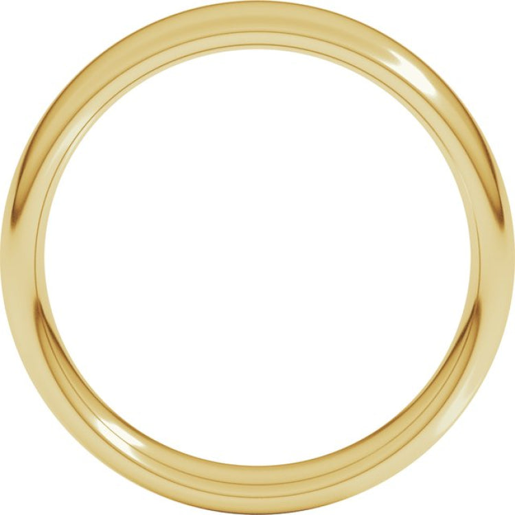 18K Yellow Gold 5 mm Comfort-Fit European-Style Band Size 8.5