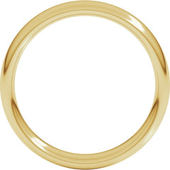 18K Yellow Gold 4 mm Comfort-Fit European-Style Band Size 8