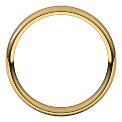 14K Yellow Gold 4.5 mm Comfort-Fit European-Style Band Size 8