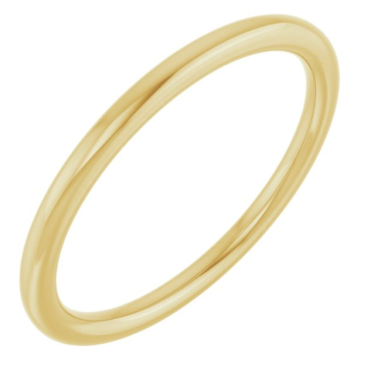 10K Yellow Gold 1.5 mm Comfort-Fit European-Style Band Size 5