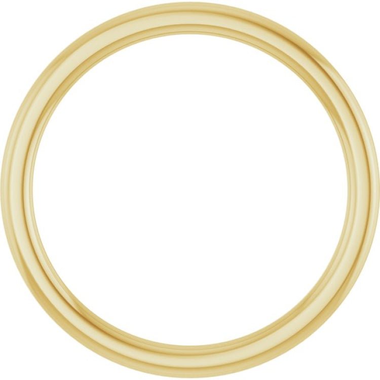 14K Yellow Gold 1.5 mm Comfort-Fit European-Style Band Size 6