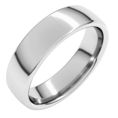 14K White Gold 5.5 mm Comfort-Fit European-Style Band Size 10.5