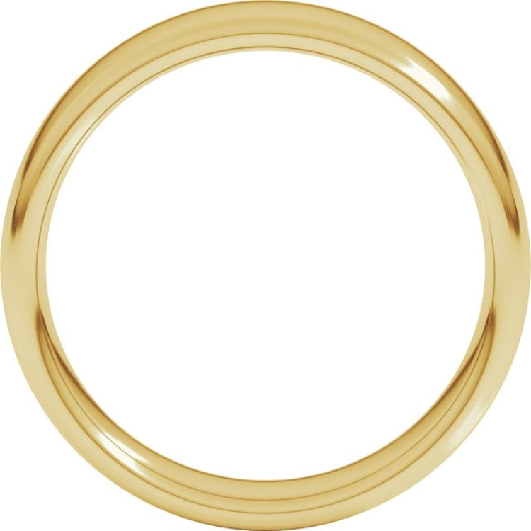 18K Yellow Gold 5.5 mm Comfort-Fit European-Style Band Size 8.5