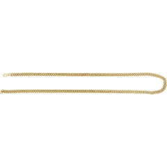14K Yellow Gold-Filled 4.8 mm Curb 18" Chain