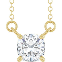 14K Yellow Gold 3/4 CT Lab-Grown Diamond 18" Necklace