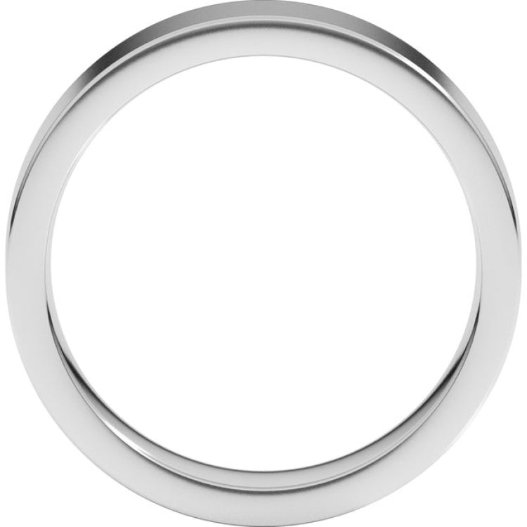 Platinum 5 mm Comfort-Fit Flat Band Size 7.5