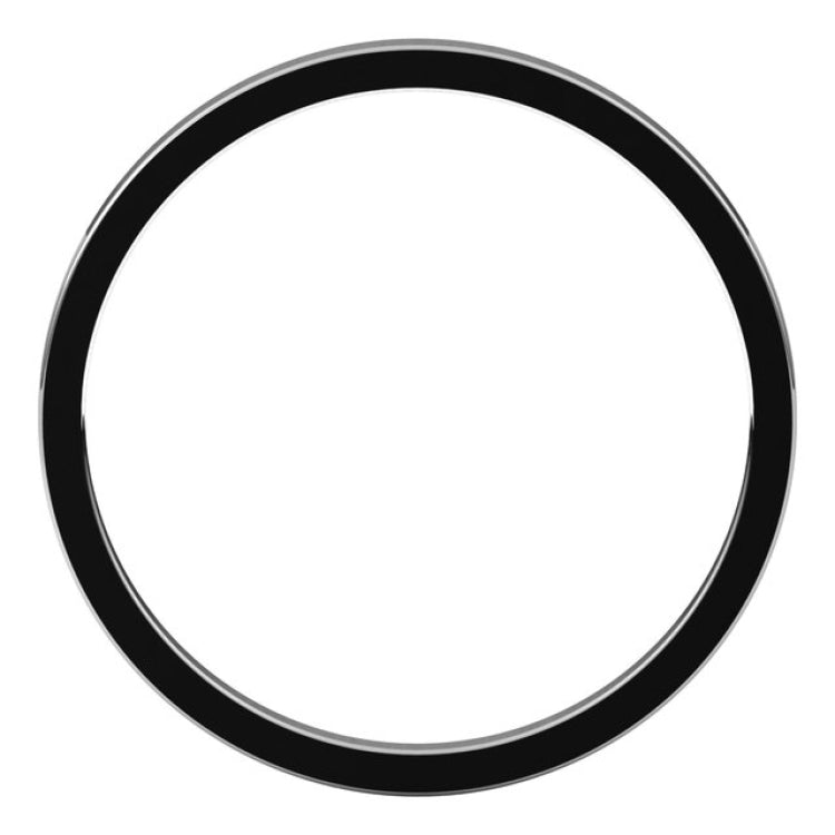 14K White Gold 1.5 mm Flat Band Size 4.5