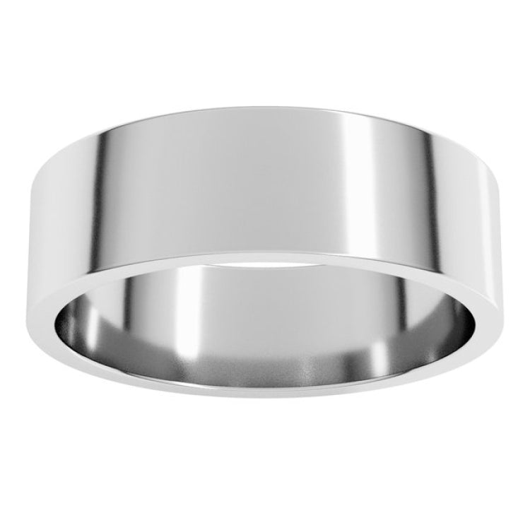 Sterling Silver 6 mm Flat Band Size 9