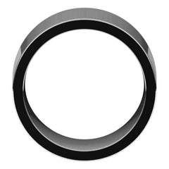 Sterling Silver 12 mm Comfort-Fit Flat Band Size 11