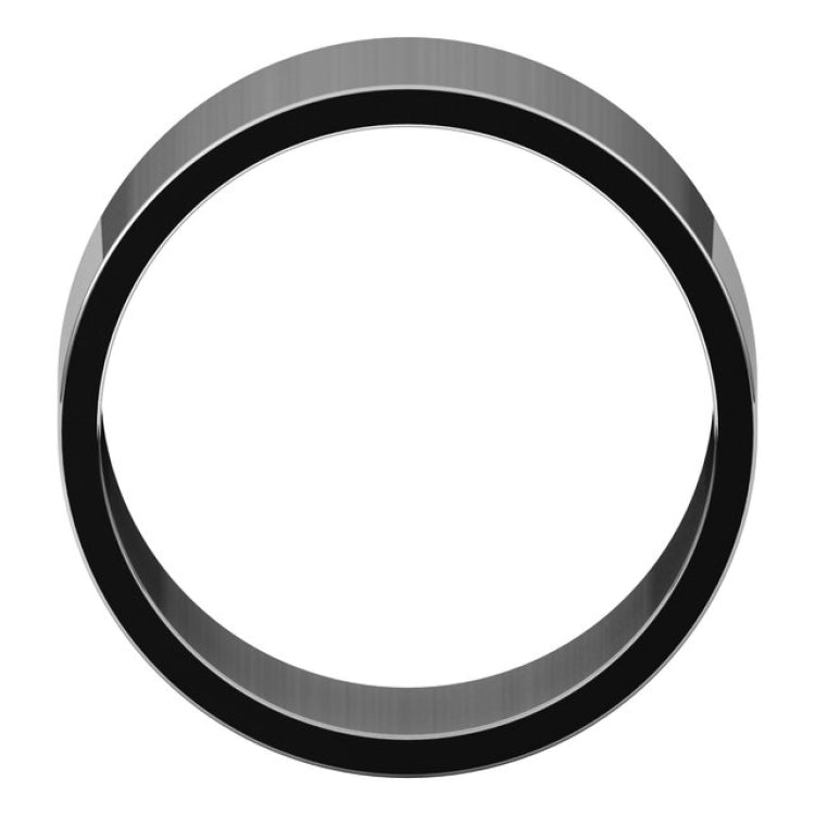 Sterling Silver 10 mm Flat Band Size 5.5