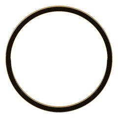 10K Yellow Gold 1 mm Ultra-Lightweight Flat Band Size 10